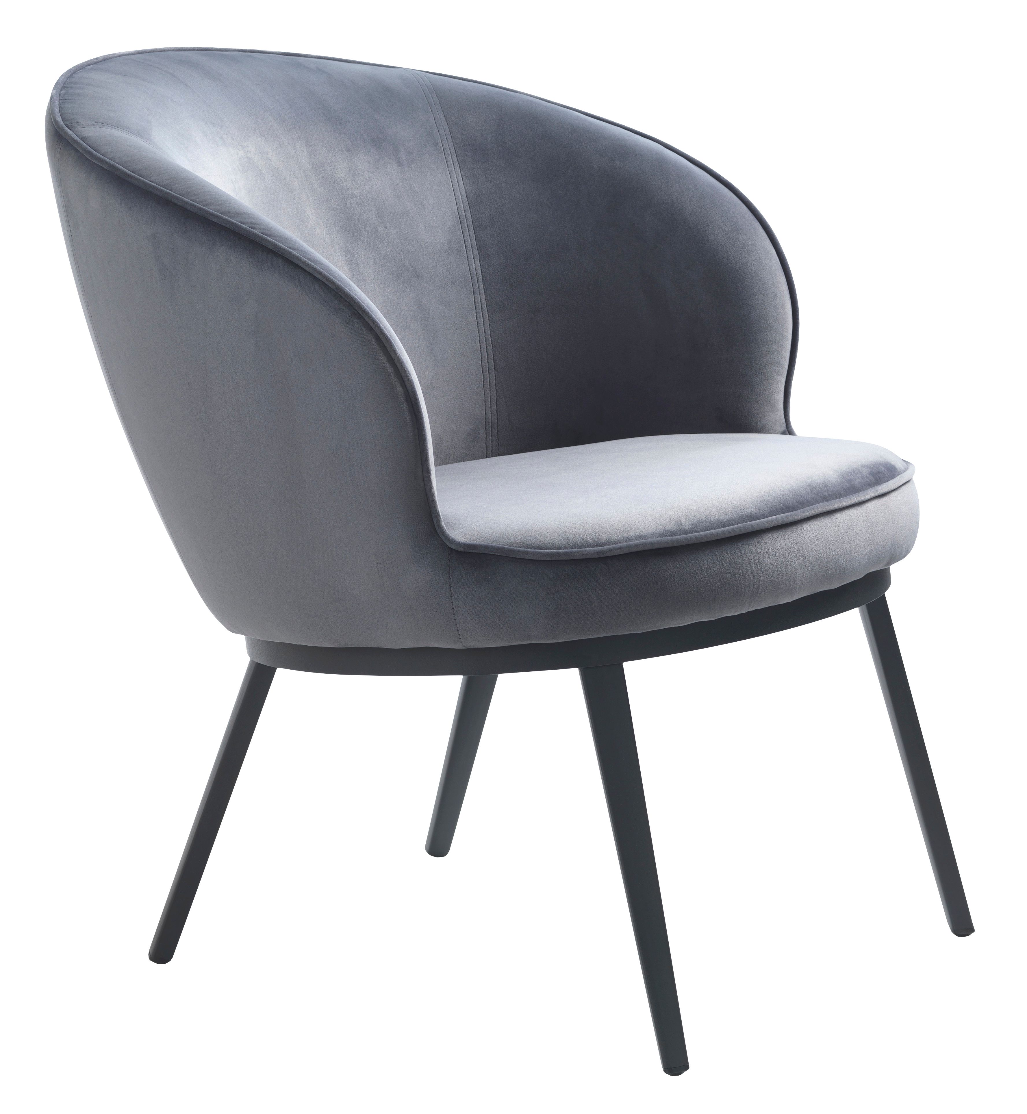 UQ NAGI LOUNGE Szürke design Kárpitos beltéri fotel